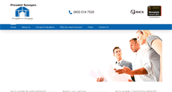 Desktop Screenshot of precedentsurveyors.com